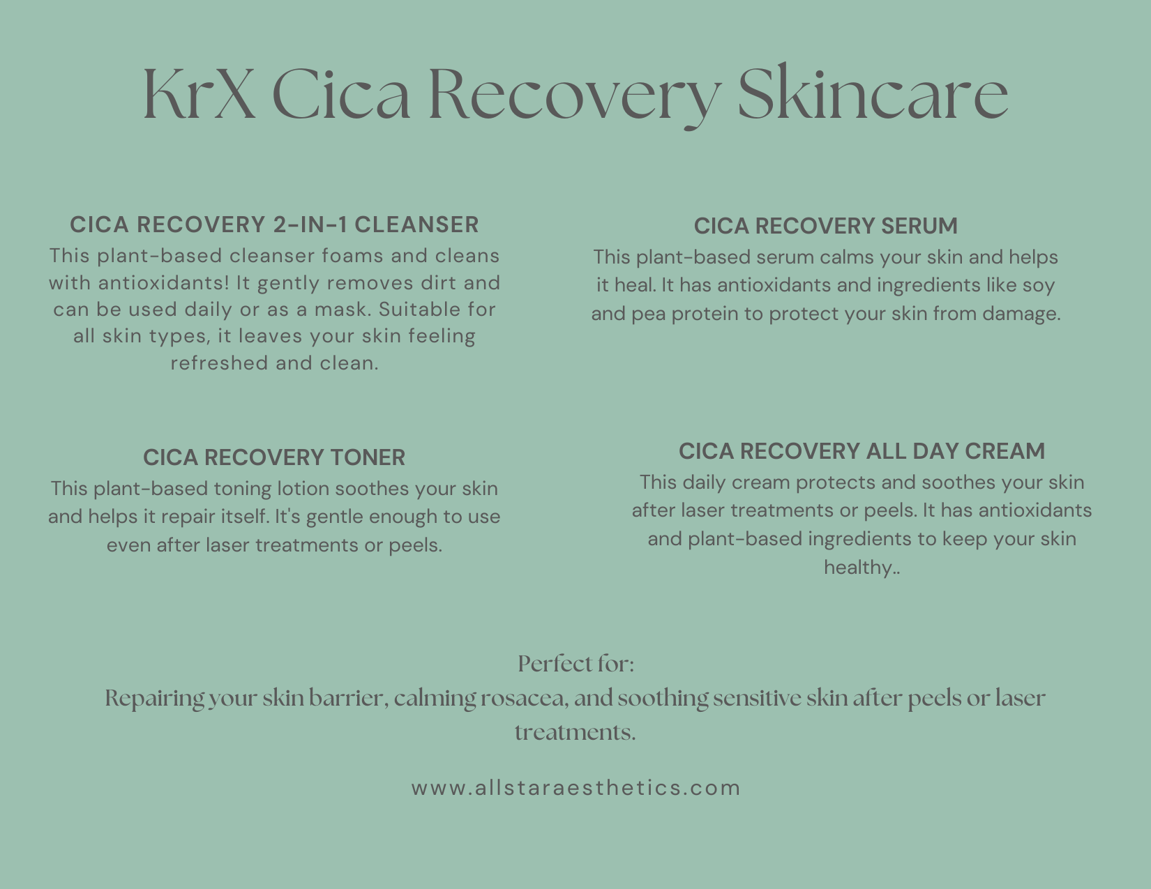 Essential Recovery Cica Bundle | Sensitive Skin & Barrier Repair Set